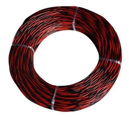 Royu TF Wire 0.5mmX7 x 2core Black/Red 150M
